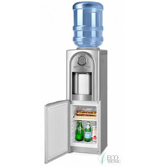 Кулер Ecotronic V21-LCE (серебристый) со шкафчиком